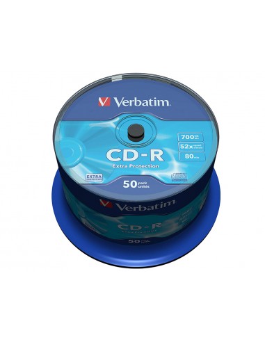 Cd-r verbatim capacitat 700mb...