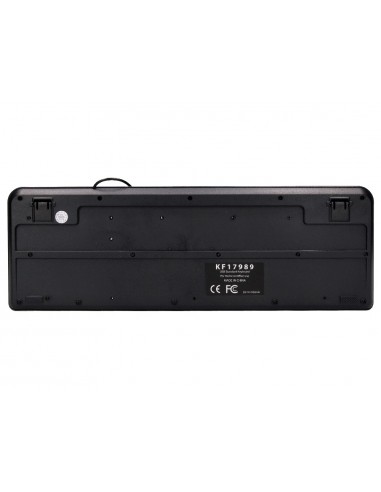 Teclat q-connect negre amb cable 1,5...
