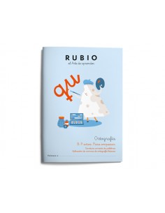 Quadern rubio ortografia...