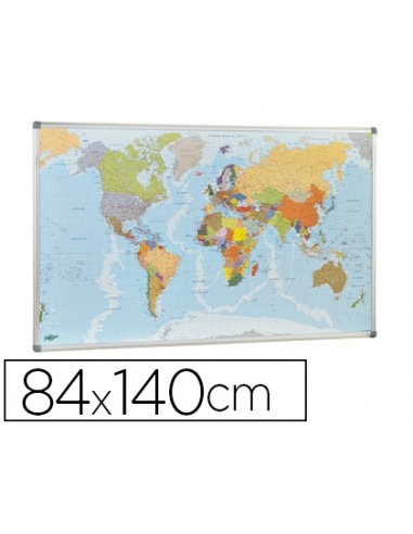 Mapa mural faibo planisfer politic...