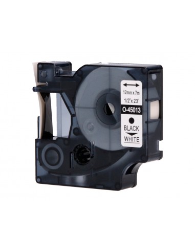 Cinta q-connect 1000 negre-blanc 12mm...