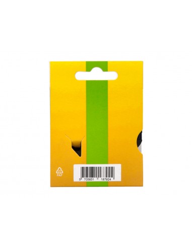 Cinta q-connect 1000 negre-blanc 9 mm...