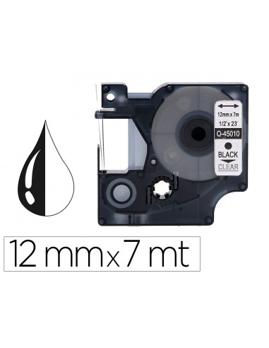 Cinta q-connect negre-transparent...
