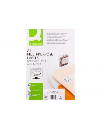 Etiqueta adhesiva q-connect kf10652...