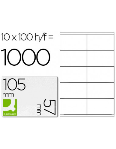 Etiqueta adhesiva q-connect kf10658...