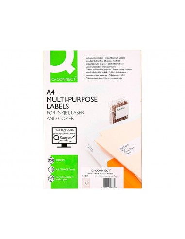 Etiqueta adhesiva q-connect kf10658...