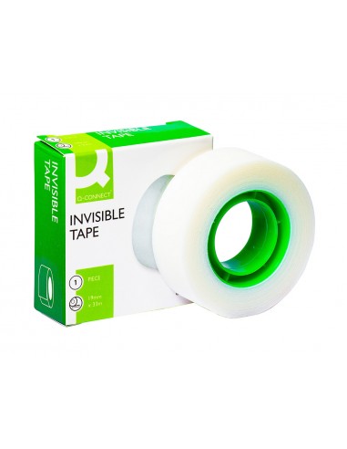 Cinta adhesiva q-connect invisible 33...