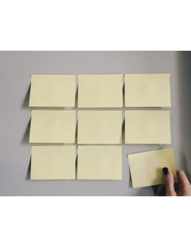 Bloc de notes adhesives lleva i posa...