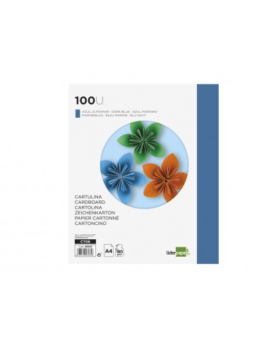Cartolina liderpapel a4 180g/m2 blau...