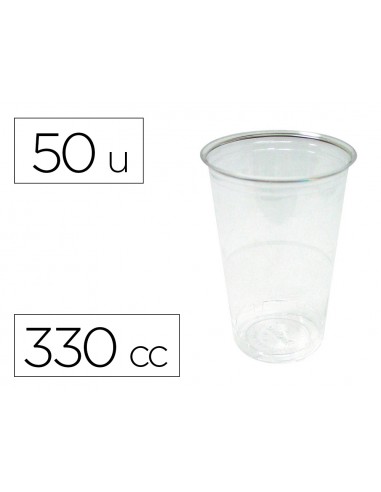 Got de plàstic transparent 330 cc...