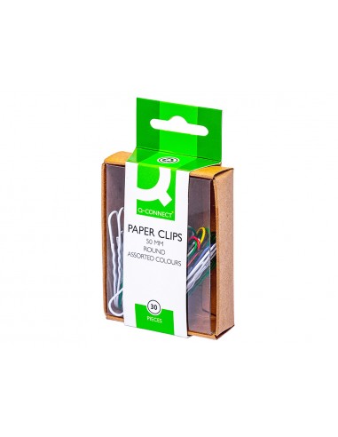 Clips colors q-connect 50 mm caixa de...