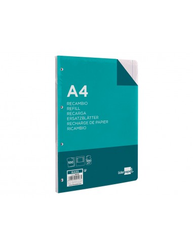 Recanvi liderpapel a4 100 fulls...