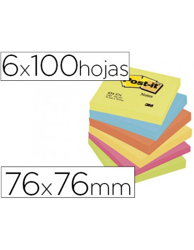 Bloc de notes adhesives lleva i pos...