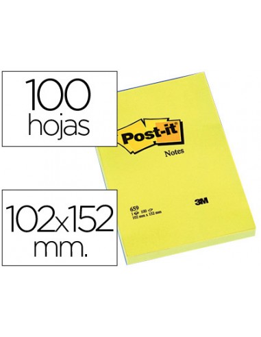 Bloc de notes adhesives lleva i posa...
