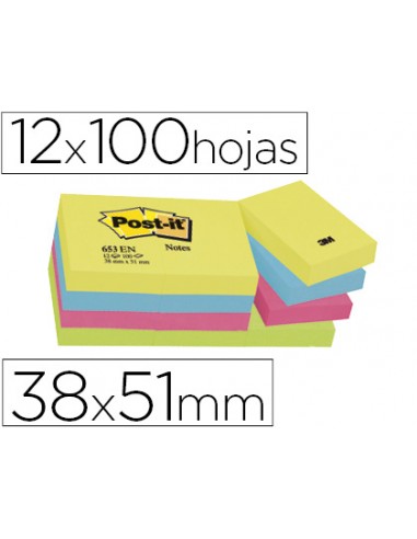 Bloc de notes adhesives lleva i pon...