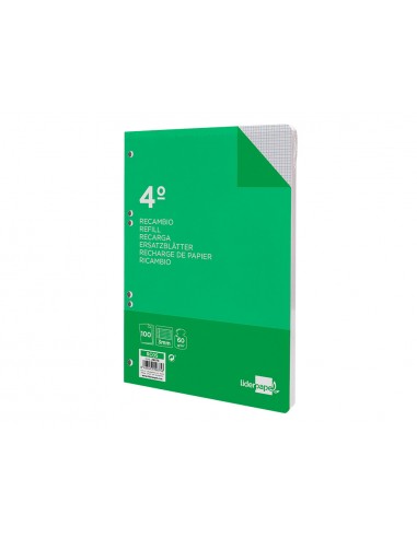 Recanvi liderpapel a5 100 fulls 75gr...