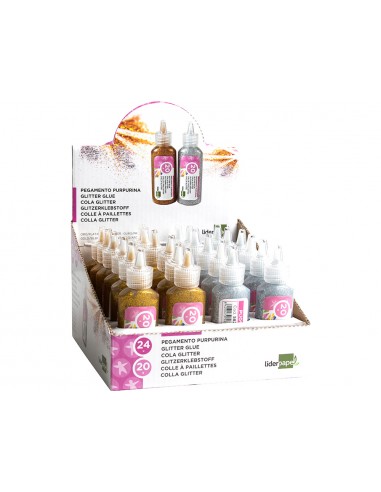 Purpurina pegament liderpapel...