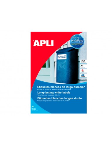 Etiquetes adhesives apli 12121 mida...
