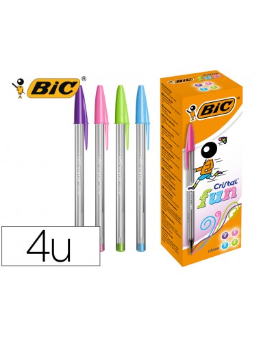 Boligraf bic vidre large fashion...