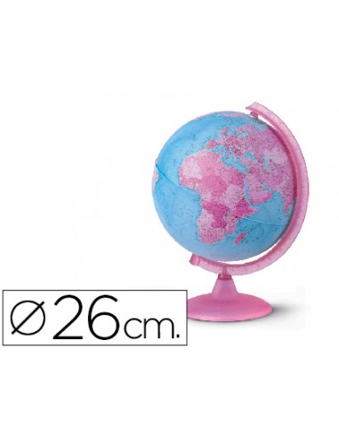 Globus terraqueig amb llum model pink...