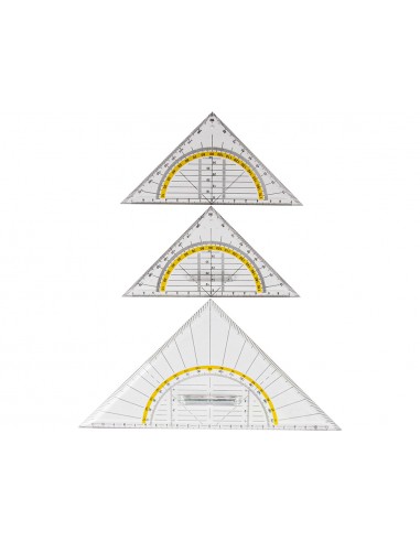 Esquadra liderpapel geometria 16 cm...