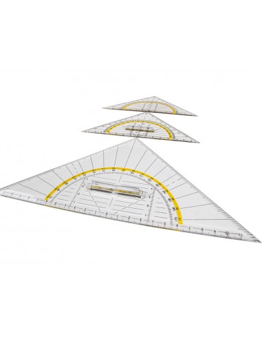 Esquadra liderpapel geometria 16 cm...