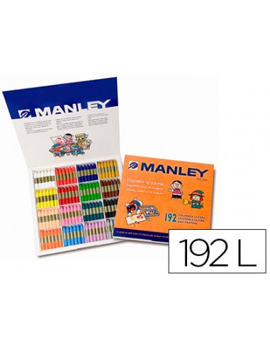 Llapis cera manley school pack de 192...
