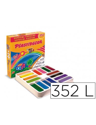 Llapis cera plastidecor school pack...