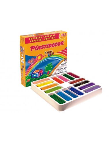 Llapis cera plastidecor school pack...