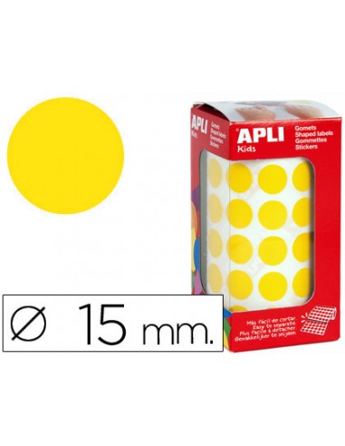 Gomets autoadhesius circulars 15 mm...
