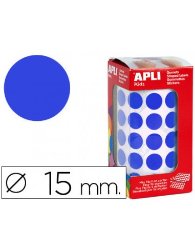 Gomets autoadhesius circulars 15 mm...