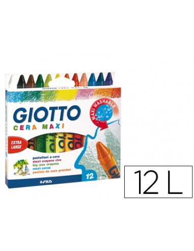 Llapis cera giotto maxi caixa de 12...