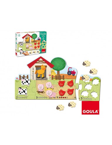 Puzle goula 1-5 21 peces