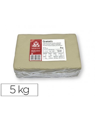 Pasta de modelar sio-2 gres granada...
