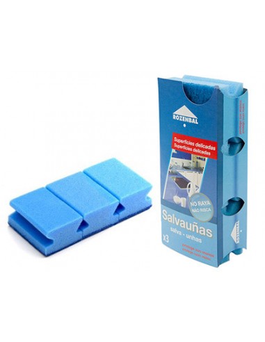 Estropajo salvauñas blau bicapa pack...