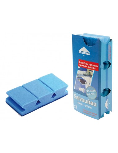 Estropajo salvauñas blau bicapa pack...