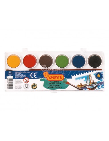 Aquarel·la jovi 6 colors amb pinzell...