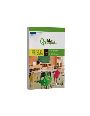 Bloc examens liderpapel quadre 4mm...
