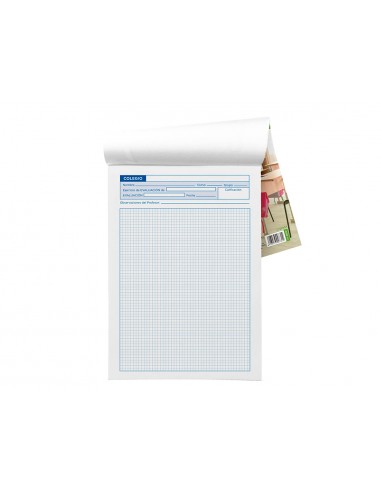 Bloc examens liderpapel quadre 4mm...