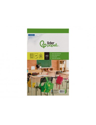 Bloc examens liderpapel quadre 4mm...