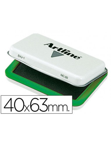 Tampó artline nº00 verd 40x63 mm