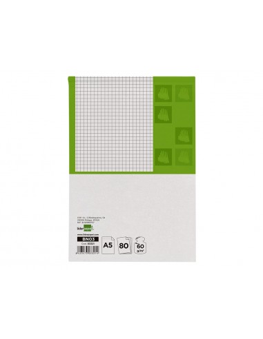 Bloc notes liderpapel quadre 4mm a5...