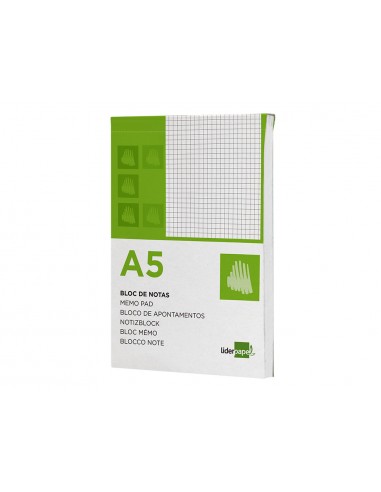 Bloc notes liderpapel quadre 4mm a5...