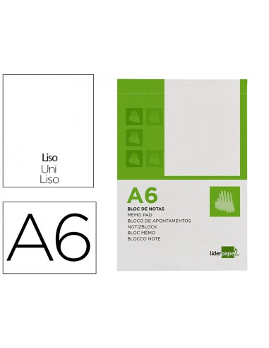 Bloc notes liderpapel llis a6 80...