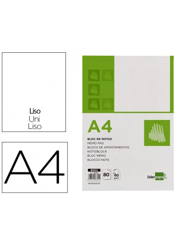 Bloc notes liderpapel llis a4 80...