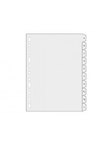 Separador alfabètic multifin 3005...