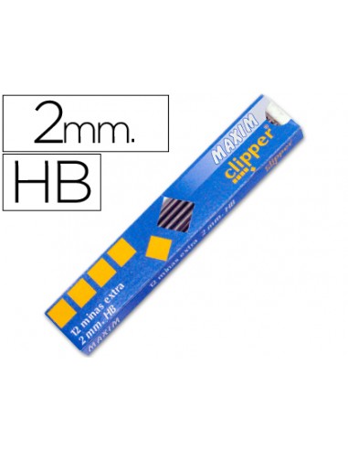 Mines maxim grafit 2 mm estoig de 12...