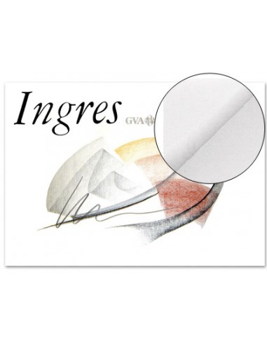 Paper ingres 50x70 blanc -108 gr