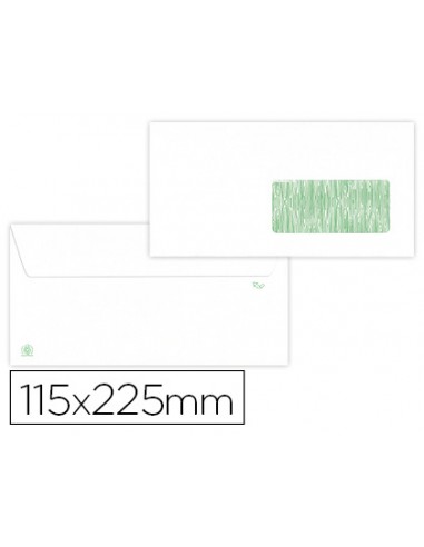 Sobre liderpapel blanc 115x225 mm...