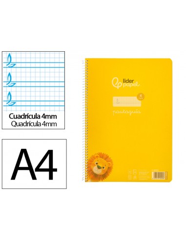 Quadern espiral liderpapel foli...